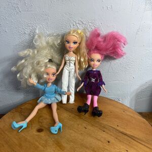 Bratz Dolls 3 Womens OS MGA 2001 Fashion Dolls Cloe Jade Y2K Retro Style